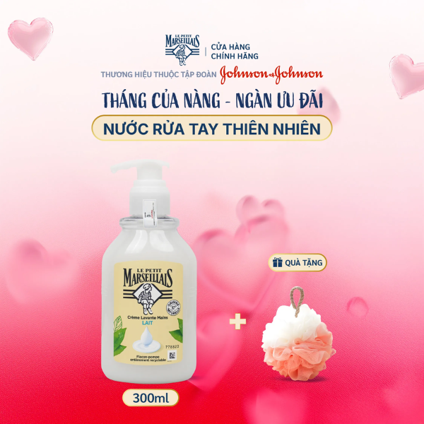 Gel Rửa Tay Le Petit Marseillais Làm Sạch & Dưỡng Da 300ml