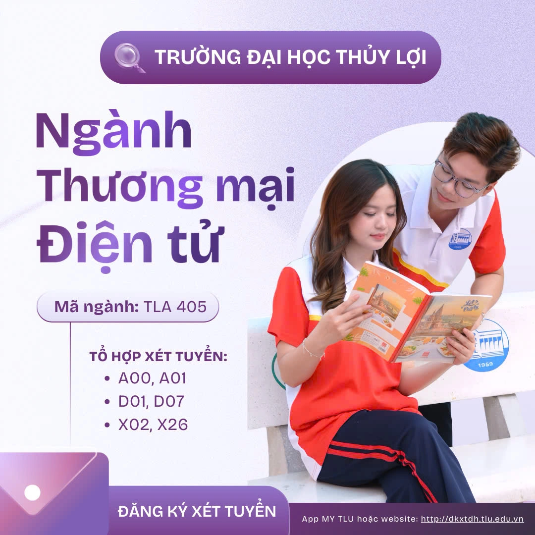 Review ngành Thương mại điện tử – Đại học Thủy Lợi (TLU) – Ngành học phát triển theo xu hướng thời đại công nghệ 4.0